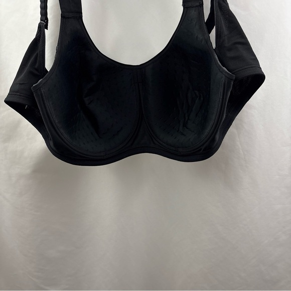 Livi Lane Bryant Max Support Underwire Gray Black Sports Bra 44DDD High Impact - Picture 11 of 12